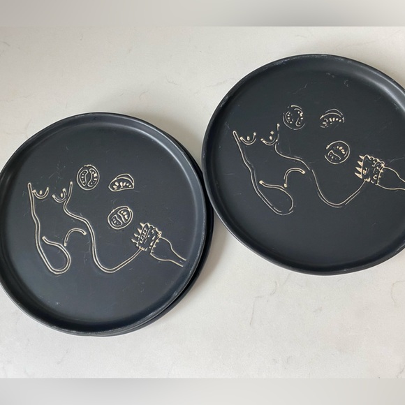 Salad/Appetizer Plates - set of 4 - Picture 4 of 5